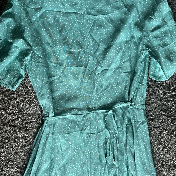 New Look Wrap Mint Dress - Picture 4 of 5